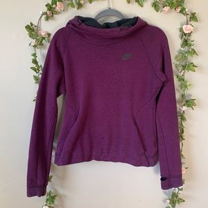 Nike Purple Funnel-Neck Pullover - Sz M